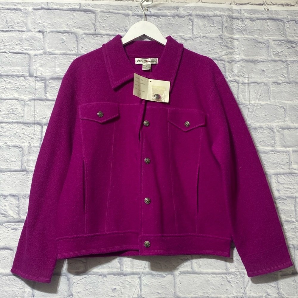 Norm Thompson jacket bright pink